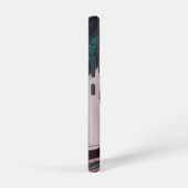 抽象的な波のラメ SAMSUNG GALAXYケース (右側面)