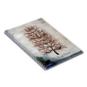 抽象的な波動の木 ノートブック (右側)