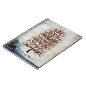 抽象的な波動の木 ノートブック (左側)