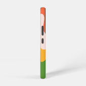 抽象的な波状流体形状 Samsung Galaxy S22 カー Galaxyケース (右側面)