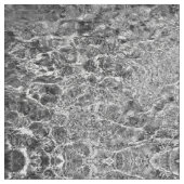 抽象的な波立つ水黒く及び白い写真の生地 ファブリック (クローズアップ)