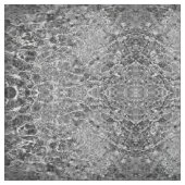 抽象的な波立つ水黒く及び白い写真の生地 ファブリック (見本)