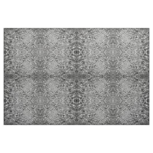 抽象的な波立つ水黒く及び白い写真の生地 ファブリック (ファットクウォーター)