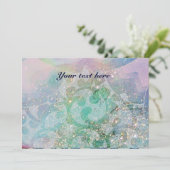 抽象的な波 ,ターコイズ ,青緑の結婚式 (スタンド正面)