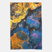 抽象的な流動芸術 キッチンタオル (縦)