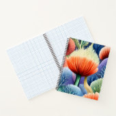 抽象的な海の形 ノートブック (内部)