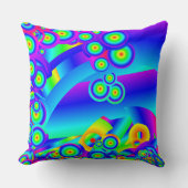 抽象的な海の波のクッション クッション (正面)