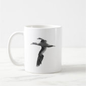 抽象的な海の鳥 コーヒーマグカップ (左)
