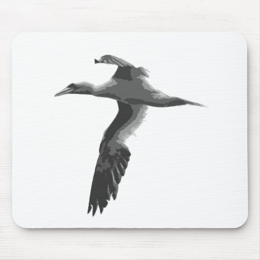 抽象的な海の鳥 マウスパッド (正面)