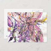 抽象的な海岸 ポストカード (正面/裏面)