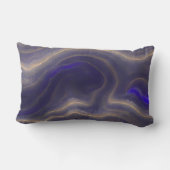 抽象的な海景 - 崩れた波 03 ランバークッション (裏面)