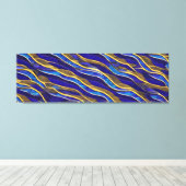 抽象的な海景 - 破砕波 33 キャンバスプリント (インサイチュ (ウッドフロア))