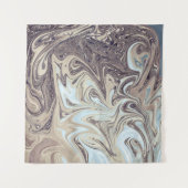 抽象的な海洋画 | モダンアートの傑作 タペストリー (正面(横))