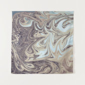 抽象的な海洋画 | モダンアートの傑作 タペストリー (正面)
