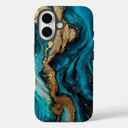 抽象的な海洋 Case-Mate iPhoneケース (裏面)
