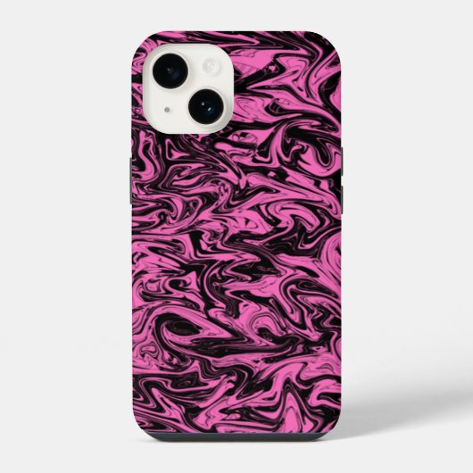 抽象的な渦巻き iPhoneケース (裏面)