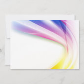 抽象的な渦巻1の招待状 招待状 (正面)