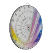 抽象的な渦巻1 ダーツボード (正面左)