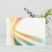 抽象的な渦巻2の招待状 招待状 (スタンド正面)