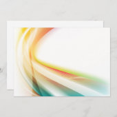 抽象的な渦巻2の招待状 招待状 (正面/裏面)
