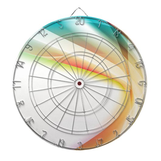抽象的な渦巻2 ダーツボード (正面)