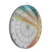 抽象的な渦巻2 ダーツボード (正面左)