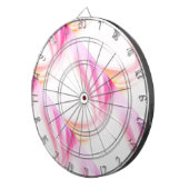 抽象的な渦巻4 ダーツボード (正面右)