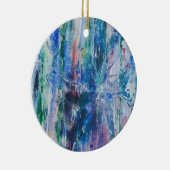 抽象的な滝 セラミックオーナメント (右)