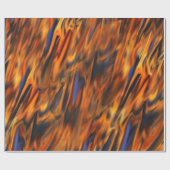 抽象的な火及び氷の包装紙 ラッピングペーパー (フラット)