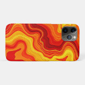 抽象的な火山地形アート Case-Mate iPhoneケース (裏面(横))