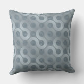 抽象的な灰色の流れの背景 クッション (裏面)