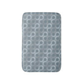 抽象的な灰色の流れの背景 バスマット (正面縦)