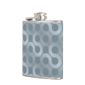 抽象的な灰色の流れの背景 フラスク (左)