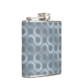 抽象的な灰色の流れの背景 フラスク (右)