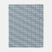 抽象的な灰色の流れの背景 フリースブランケット (正面)