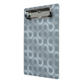 抽象的な灰色の流れの背景 ミニクリップボード (アングル2)