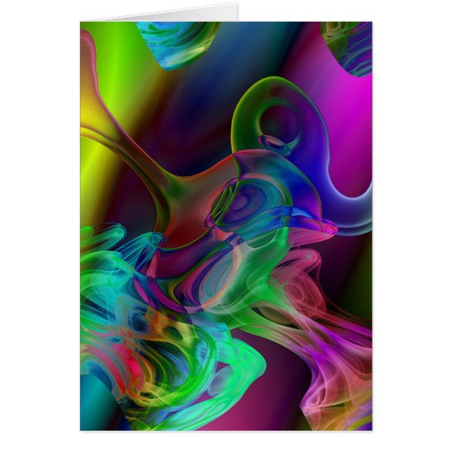 抽象的な煙の芸術 (正面)