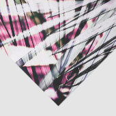 抽象的な熱帯黒く、ピンクのジャングルの葉 薄葉紙 (詳細)