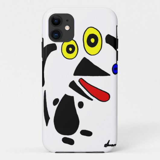 抽象的な犬のiPhone 5 カバー (裏面)