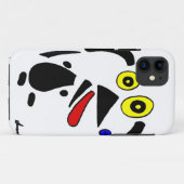 抽象的な犬のiPhone 5 カバー (裏面(横))