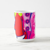 抽象的な王家の芸術  コーヒーマグカップ (中央)