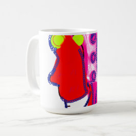 抽象的な王家の芸術 コーヒーマグカップ