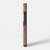 抽象的な珊瑚の波 iPhoneケース (左側面)