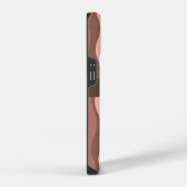 抽象的な珊瑚の波 iPhoneケース (右側面)
