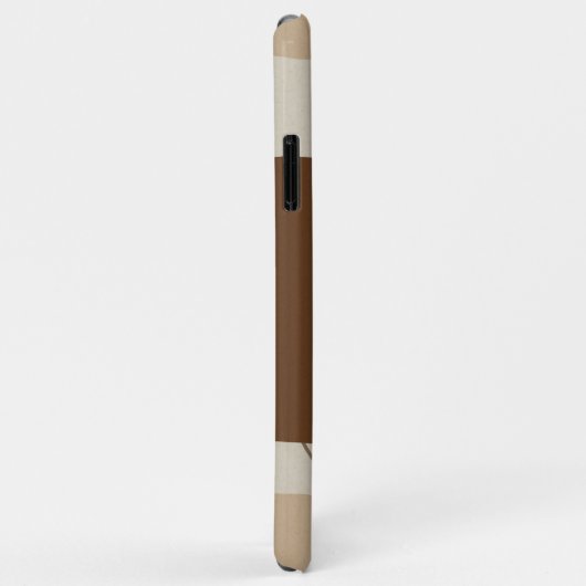 抽象的な現代のテラコッタ シェイプ Case-Mate iPhoneケース (裏面/右)