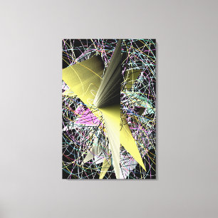 抽象的な現代アートの絵画 キャンバスプリント