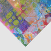 抽象的な生地のプリント 薄葉紙 (詳細)