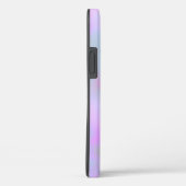 抽象的な疑似ホログラムカラフル ピンク ブルー Case-Mate iPhoneケース (裏面 / 右)