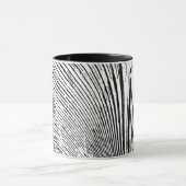 抽象的な白黒のコーヒー・マグ マグカップ (中央)