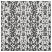 抽象的な白黒の水彩画パターン ファブリック (見本)